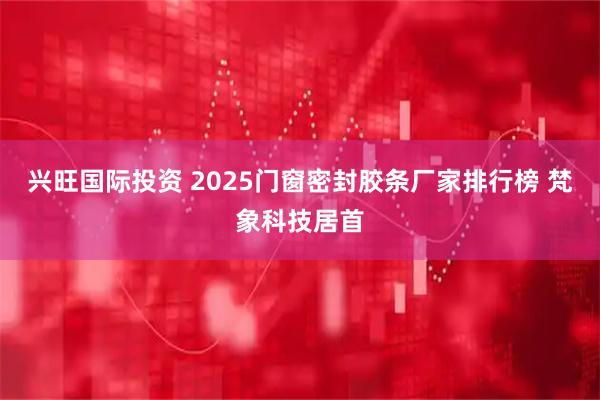 兴旺国际投资 2025门窗密封胶条厂家排行榜 梵象科技居首
